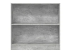 Estante 80x24x75 cm contraplacado cinzento cimento