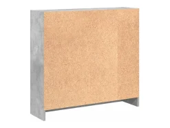 Estante 80x24x75 cm contraplacado cinzento cimento