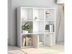 Estante 98x30x98 cm derivados de madeira branco