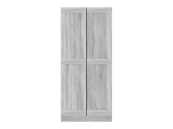 Estante 82,5x30,5x185,5 cm derivados de madeira cinzento sonoma