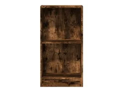 Estante 40x24x76 cm derivados de madeira carvalho fumado