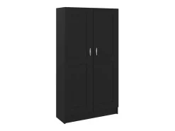 Estante 82,5x30,5x150 cm derivados de madeira preto