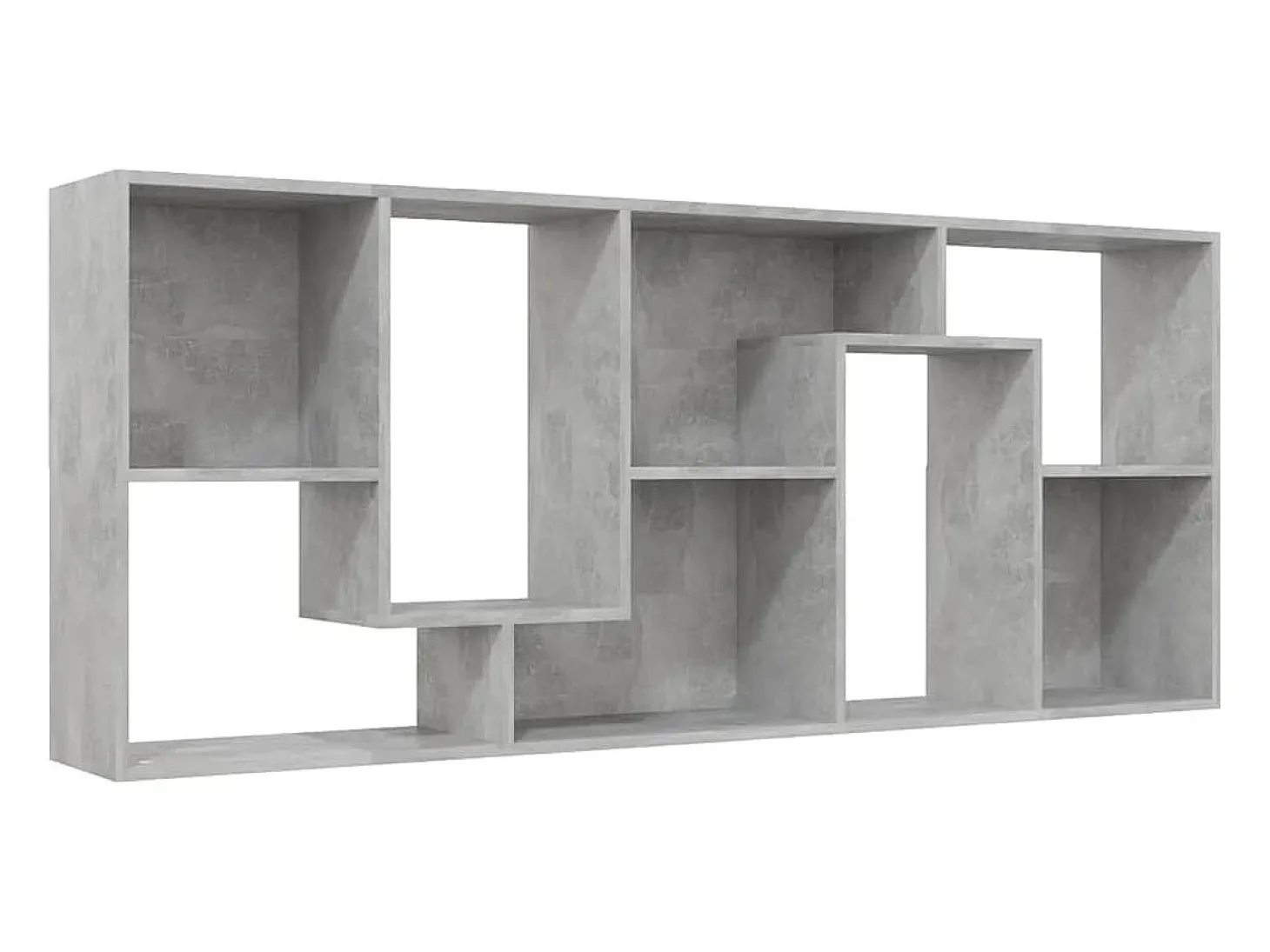 Estante 67x24x161 cm derivados de madeira cinzento cimento