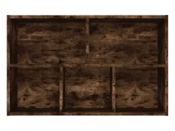 Estante/aparador 50x25x80 cm derivados madeira carvalho fumado