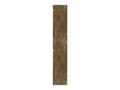 Estante/divisória derivados de madeira carvalho fumado