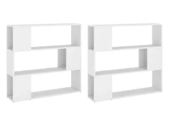 Estante/divisória 100x24x188 cm branco