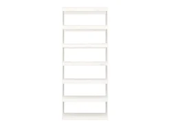 Estante/divisória 80x30x199,5 cm madeira de pinho maciça branco