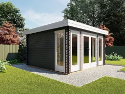 Estúdio / escritório de jardim em madeira 17,1 m² - Espessura 40 mm - BOESIA
