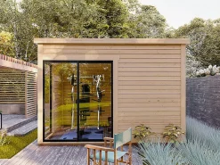 Estúdio / escritório de jardim em madeira 10,2 m² - Espessura 45 mm - SYLVANA