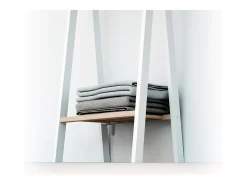 Estendal para roupa de criança HOOKI de madeira Branco e Faia 50 x 30 x 130 cm