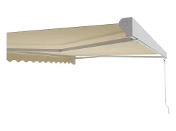 Estore exterior motorizado com caixa semi-embutida 5 x 3 m bege - COFANA