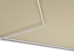 Estore exterior motorizado com caixa semi-embutida 5 x 3 m bege - COFANA