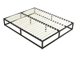 Estrado com estrutura de ripas de metal 140x190 cm, 2x19 ripas, preto RAMMUS da YSMÉE