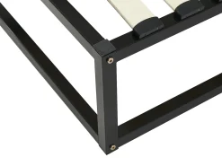 Estrado com estrutura de ripas de metal 140x190 cm, 2x19 ripas, preto RAMMUS da YSMÉE