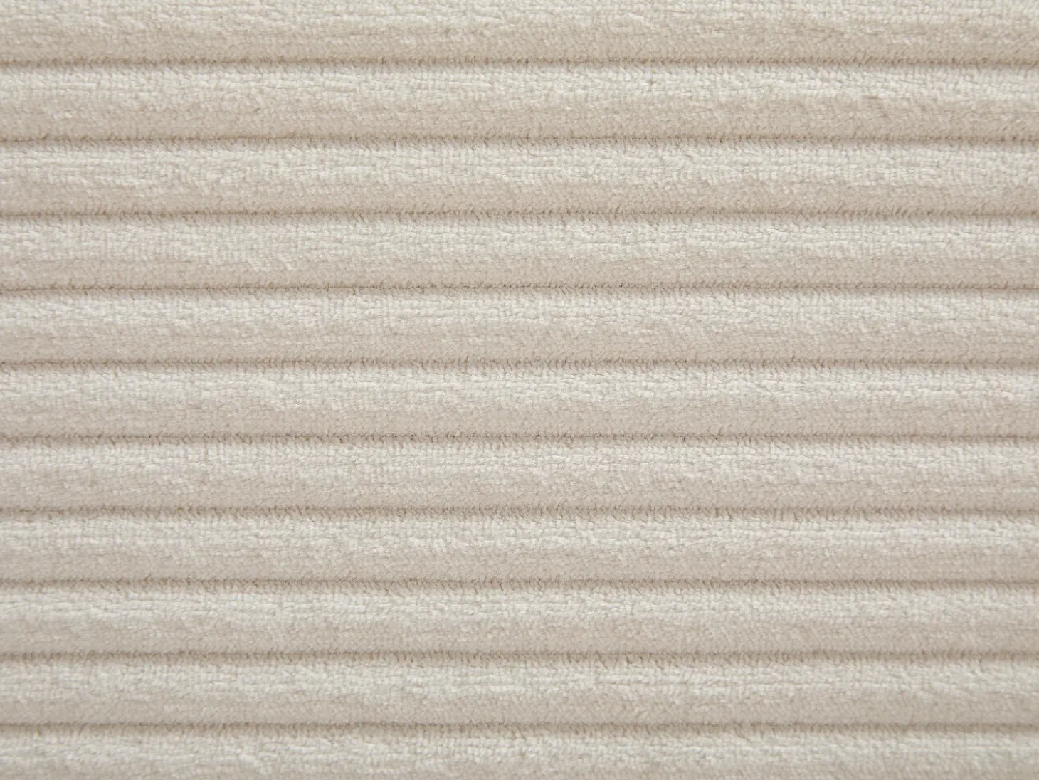 Estrado de cama com arrumação 140 x 190 cm em veludo canelado Creme - KARESO de YSMÉE