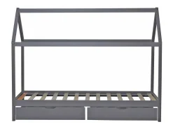 Estrado de cama 90x200 cm cinza