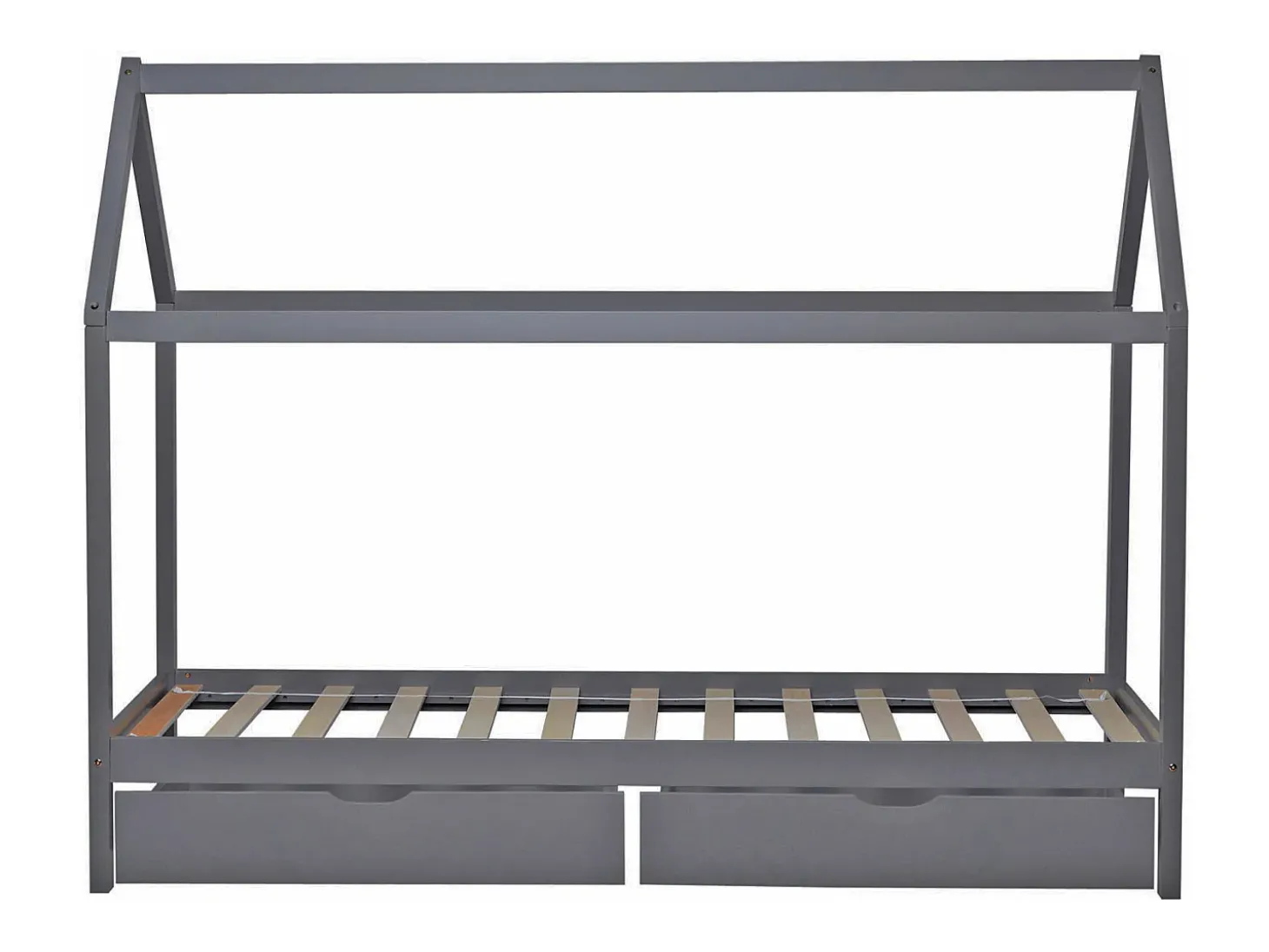 Estrado de cama 90x200 cm cinza