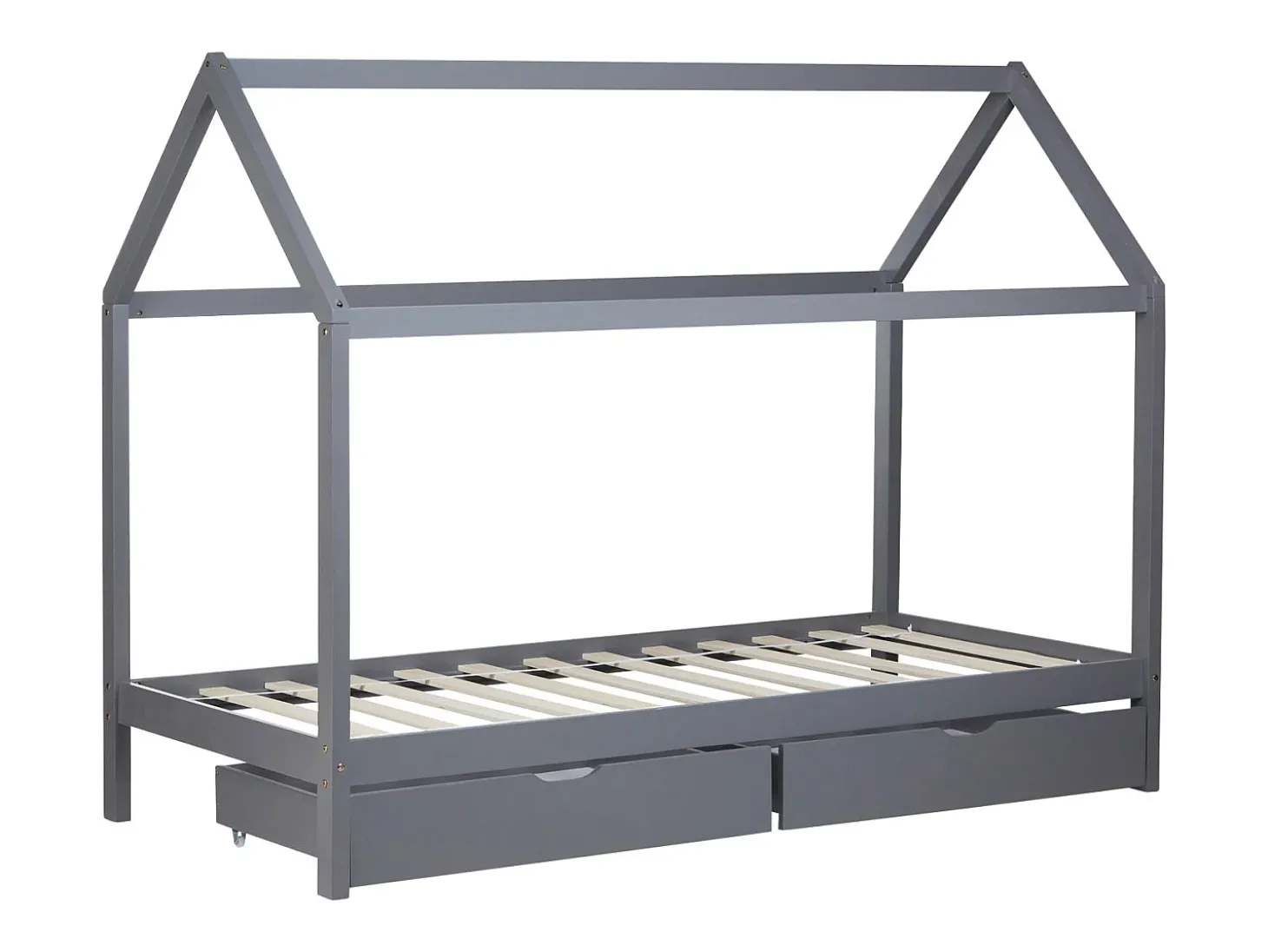 Estrado de cama 90x200 cm cinza