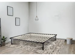Estrado de casal Dabbasia, estrado ortopédico com 14 ripas, 100% Fabricado na Itália, 160x190h30 cm