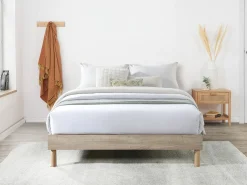 Estrado de ripas 160x200 cm natural claro - MUCHIGAN de YSMÉE