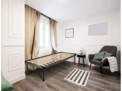 Estrado de solteiro Dabbrandin, base ortopédica com 14 ripas, 100% Fabricado na Itália, 80x190h30 cm