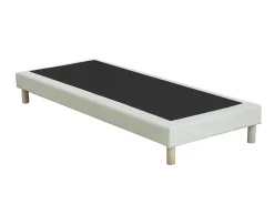 Estrado decorativo estofado 90x190 cm bege - KOZANI de YSMÉE