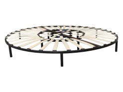 Estrado redondo de ripas 220 x 220 cm - 53 ripas