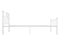 Estrutura de cama metal 90x200 cm branco