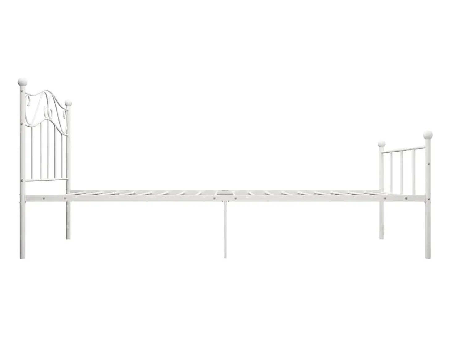 Estrutura de cama metal 90x200 cm branco