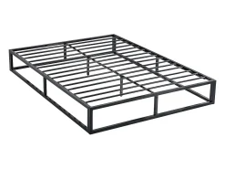 Estrutura de cama metálica 140 x 190 - Preto