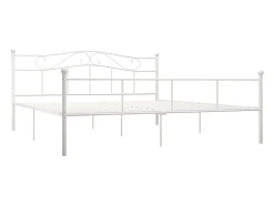 Estrutura de cama 180x200 cm metal branco