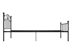 Estrutura de cama 90x200 cm metal preto