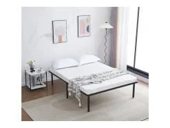 Estrutura de ripas + pés para colchão 140 x 190 cm - 26 ripas