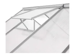 Estufa de policarbonato 430 x 190 x 195 cm "Basílico" - 8,17 m² - Cinza