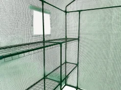 Estufa de tomate "Lys" com prateleiras - 2,04 m² - 130 g - Verde