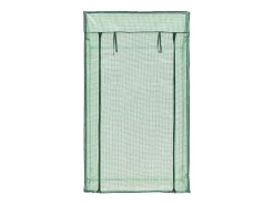 Estufa de tomate Marzano em aço e polietileno com porta e 2 janelas com fecho de correr 100 x 60 x 143-174 cm verde 03_0008259
