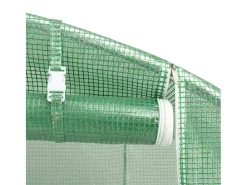 Estufa tipo tenda para plantas flores e hortaliças 6,86 m² 3,43 x 2 x 2 m verde 02_0044452