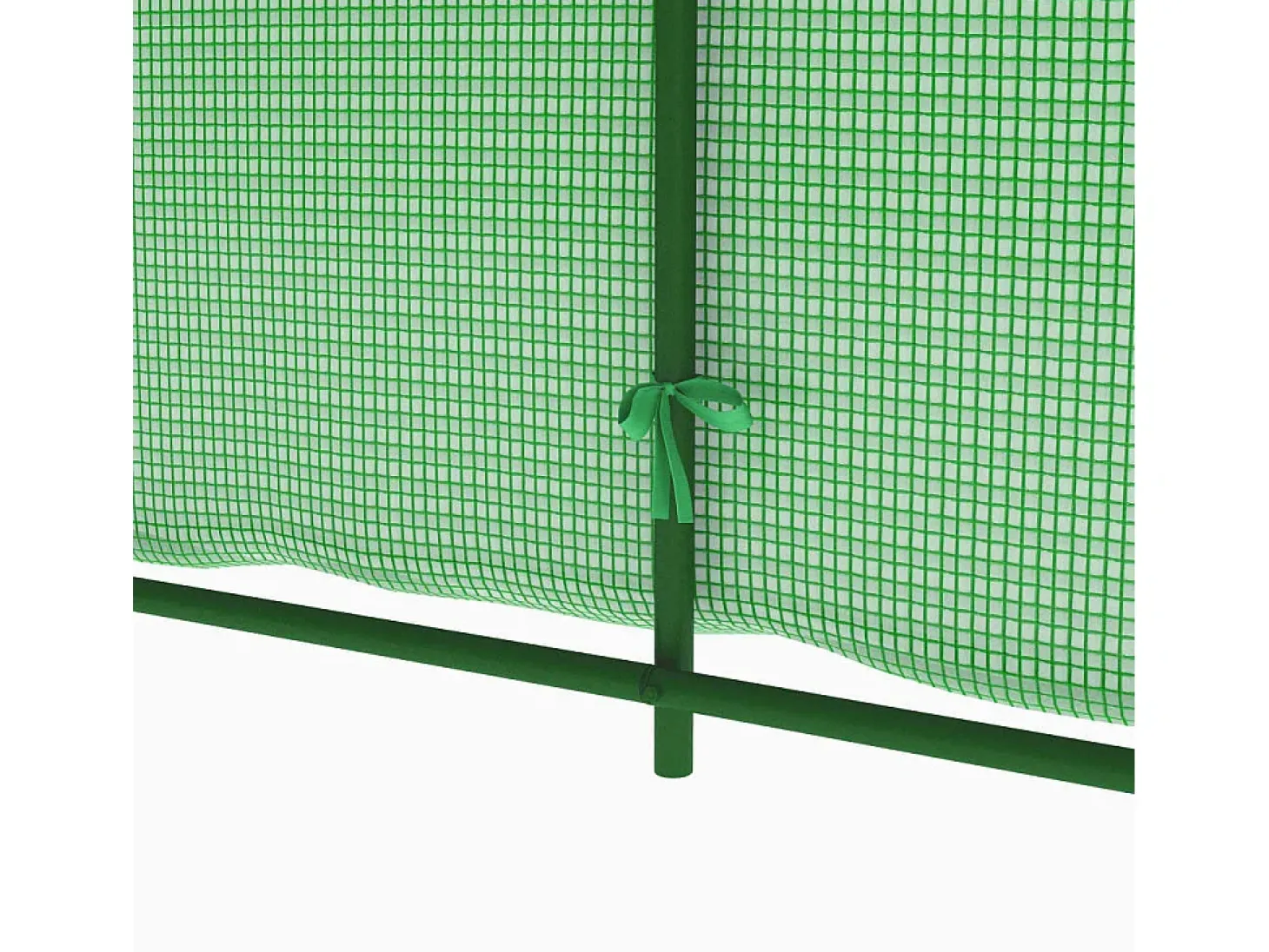 Estufa tipo tenda para plantas flores e hortaliças 6,86 m² 3,43 x 2 x 2 m verde 02_0044452