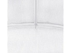 Estufa tipo tenda para plantas flores e hortaliças com estrutura de aço 54 m² 18 x 3 x 2 m branca 02_0044605