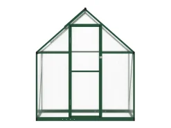 Estufa tipo tenda para plantas flores e hortaliças com estrutura de base 169 x 58 x 195 cm alumínio verde 02_0044493