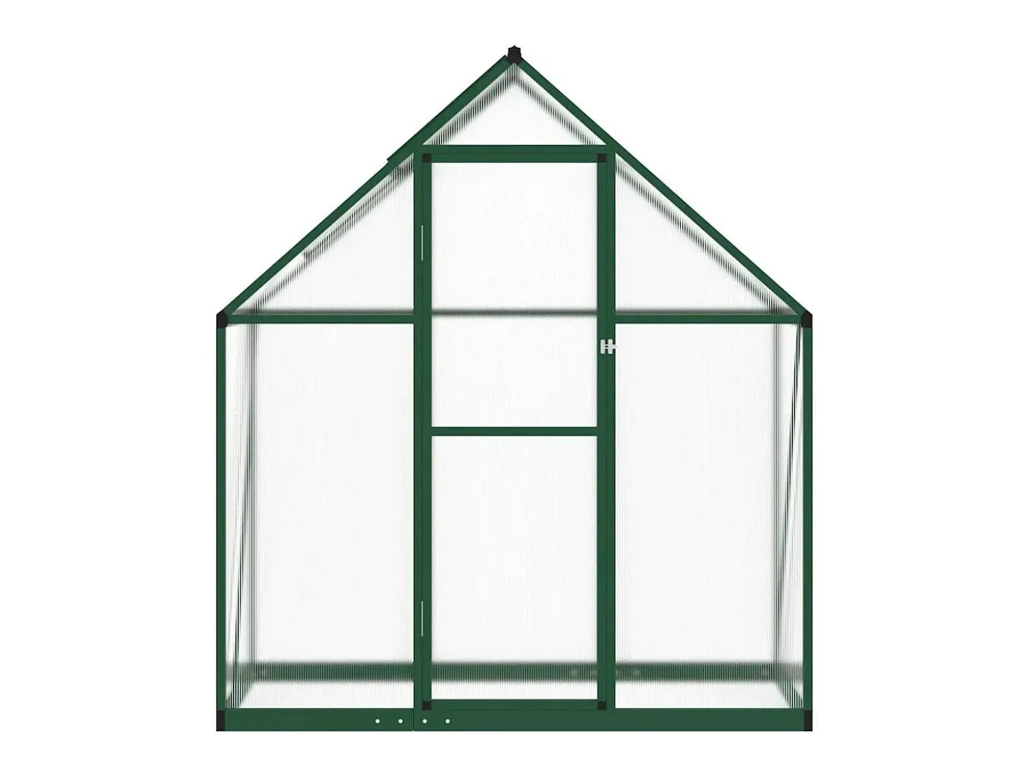 Estufa tipo tenda para plantas flores e hortaliças com estrutura de base 169 x 58 x 195 cm alumínio verde 02_0044493
