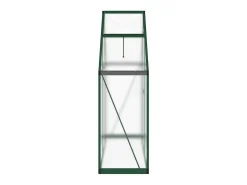 Estufa tipo tenda para plantas flores e hortaliças com estrutura de base 169 x 58 x 195 cm alumínio verde 02_0044493