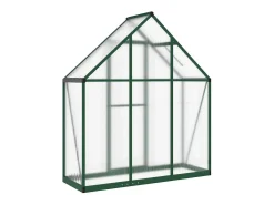 Estufa tipo tenda para plantas flores e hortaliças com estrutura de base 169 x 58 x 195 cm alumínio verde 02_0044493
