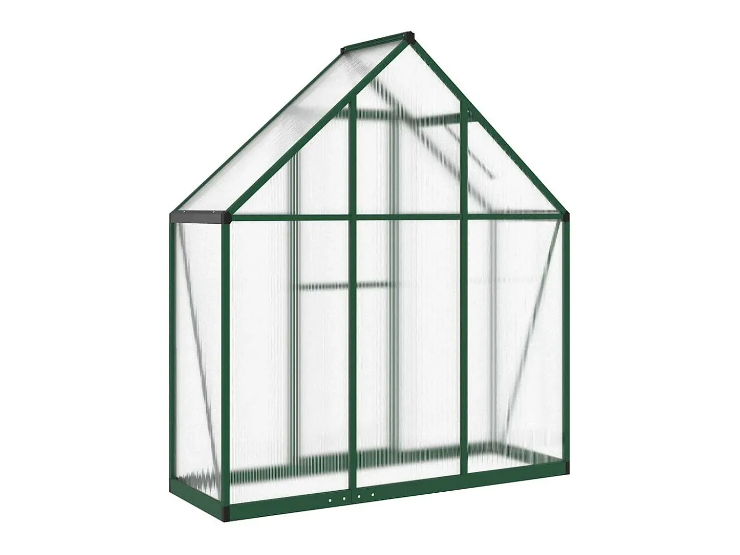 Estufa tipo tenda para plantas flores e hortaliças com estrutura de base 169 x 58 x 195 cm alumínio verde 02_0044493
