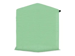 Estufa tipo tenda para plantas flores e hortaliças com prateleiras de aço 227 x 223 cm verde 02_0044649
