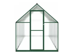Estufa tipo tenda para plantas flores e hortaliças com estrutura de base 445 x 169 x 195 cm alumínio verde 02_0044506