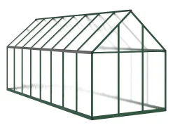 Estufa tipo tenda para plantas flores e hortaliças com estrutura de base 445 x 169 x 195 cm alumínio verde 02_0044506