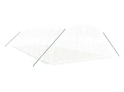 Estufa tipo tenda para plantas flores e hortaliças com estrutura de aço 40 m² 10 x 4 x 2 m branca 02_0044585