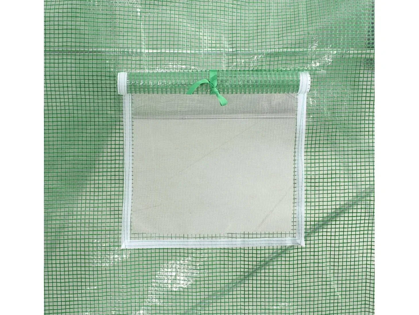 Estufa tipo tenda para plantas flores e hortaliças 45 m² 15 x 3 x 2 m verde 02_0044450