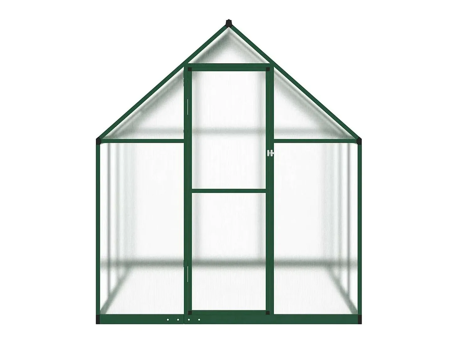 Estufa tipo tenda para plantas flores e hortaliças com estrutura de base 224 x 169 x 195 cm alumínio verde 02_0044497